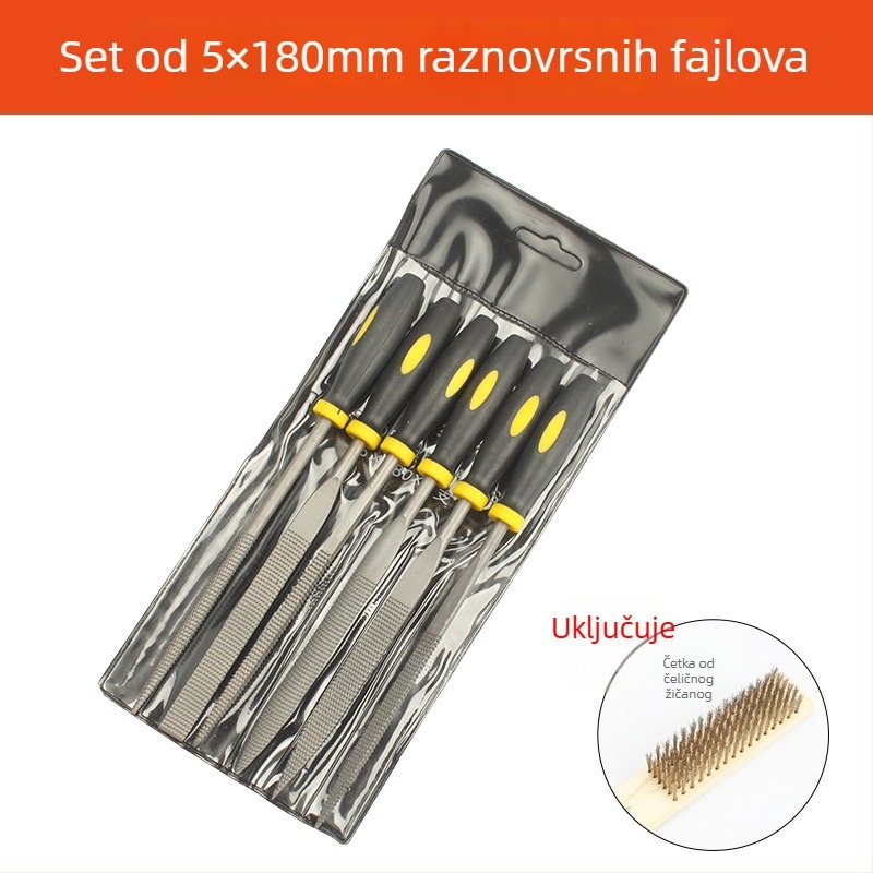 Set brusnih fajlova za obradu metala – ležajna čeli, MYTEC/MEC