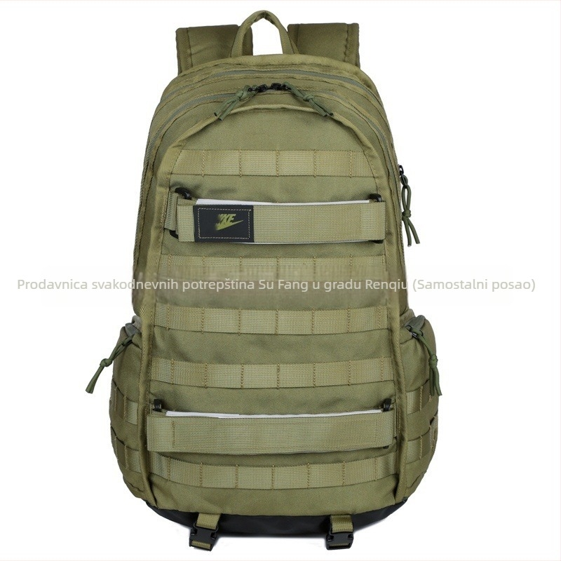 Sportski ruksak za vanjske sportove, najlon, prozračan, vodootporan, otporan na habanje, zakrivljene naramenice