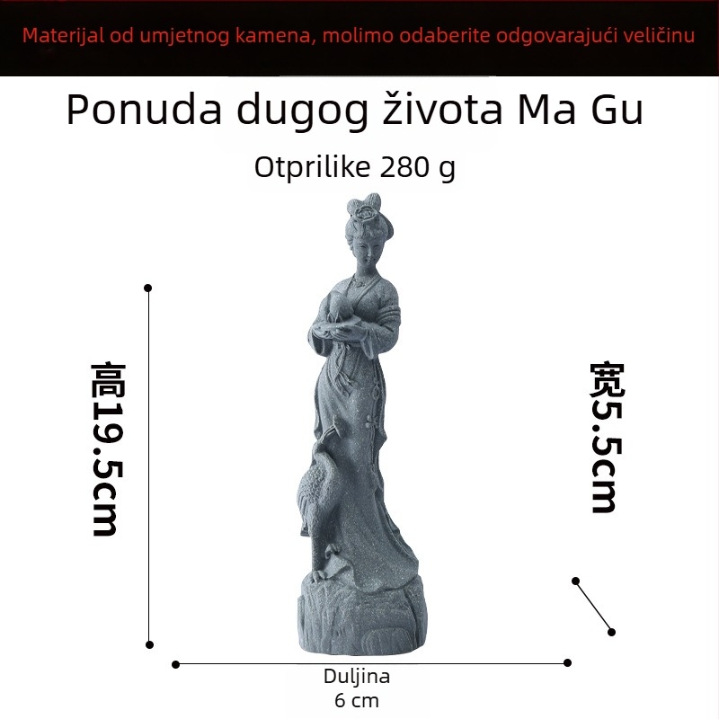 Buddha statua za akvarij krajinska dekoracija, sintetička smola, kineski stil, brend Flowers and Apparatus