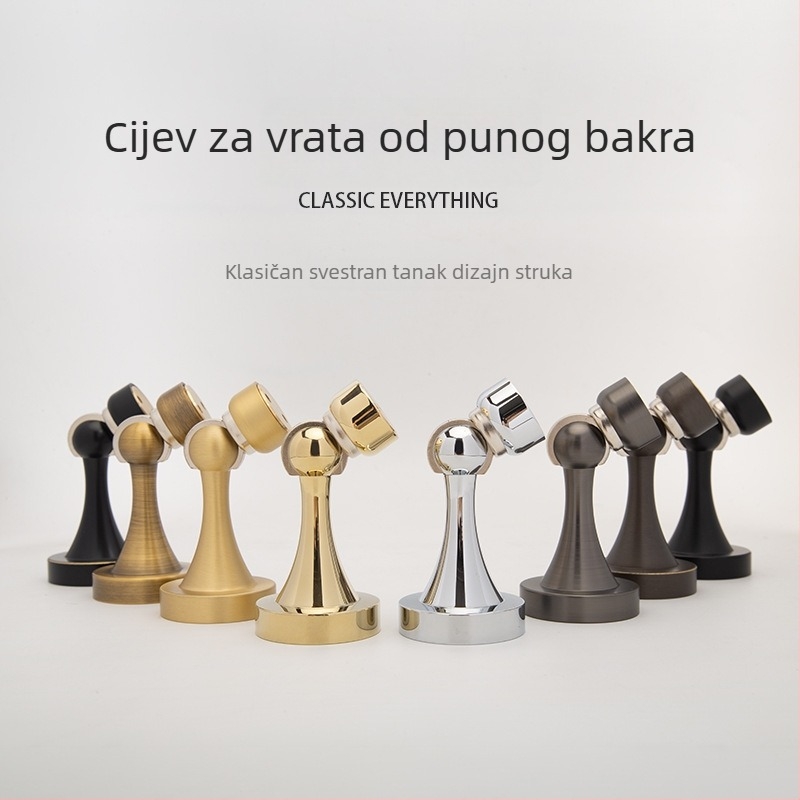 Meihong CP318 Bakreni dverni usisni mehanizam, Zidna montaža, Elektroplatirani završetak, Tip: zidni, Ručni pogon