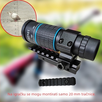 Dječje binokule s 20 mm tračnicom, model 985, visoko povećanje, za promatranje ptica