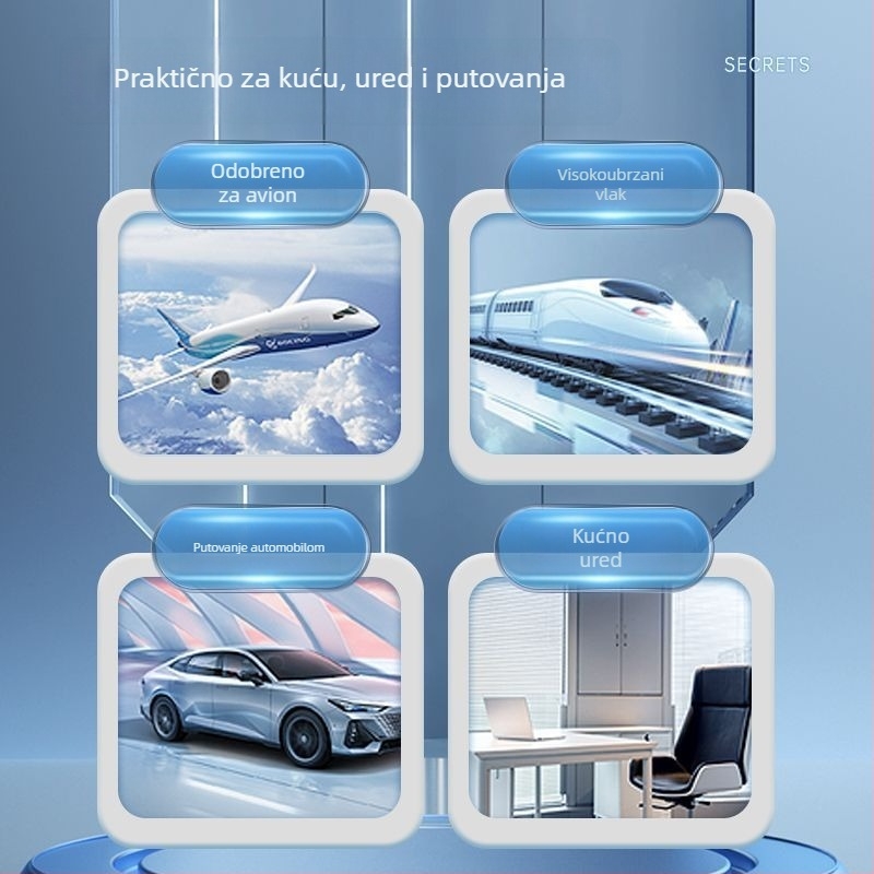 Poluvodički automobilski frižider za skladištenje inzulina — kućište od ABS-a, volumen manje od 5 L, snaga 5 W, napajanje 5V, težina 1,5 kg