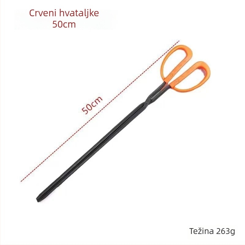 Trodjelni set alata za vatru za roštilj: kuka za vatru, lopatica za ugljen i kliješta; mekani čelik