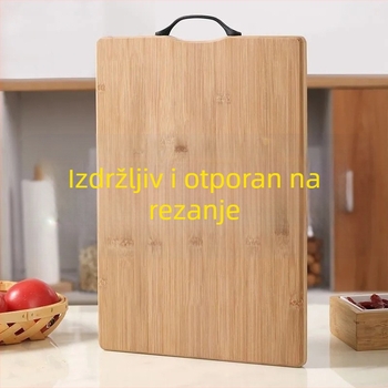Qianxun daska za rezanje od bambusa – deblja, antibakterijska, protiv plijesni, za kućnu upotrebu u kuhinji