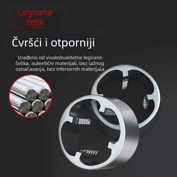 6-dijelni set alata za navijanje i rezanje navoja na PPR plastične cijevi