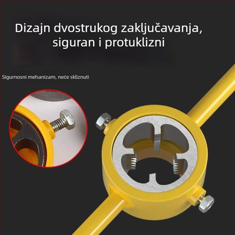 6-dijelni set alata za navijanje i rezanje navoja na PPR plastične cijevi