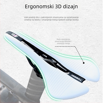 TOSEEK Sjedalo za bicikl — plastična konstrukcija, model 0, casual stil, za obične bicikle