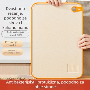Daska za rezanje od slame pšenice, otporna na plijesan, protuklizna, skandinavskog stila za kuhinju