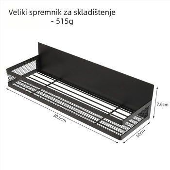Magnetski stalak za hladnjak – Višestruki, bez ugradnje, od čelika, za zid