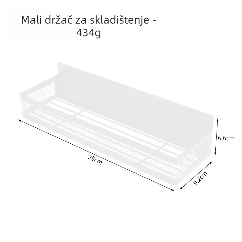 Magnetski stalak za hladnjak – Višestruki, bez ugradnje, od čelika, za zid