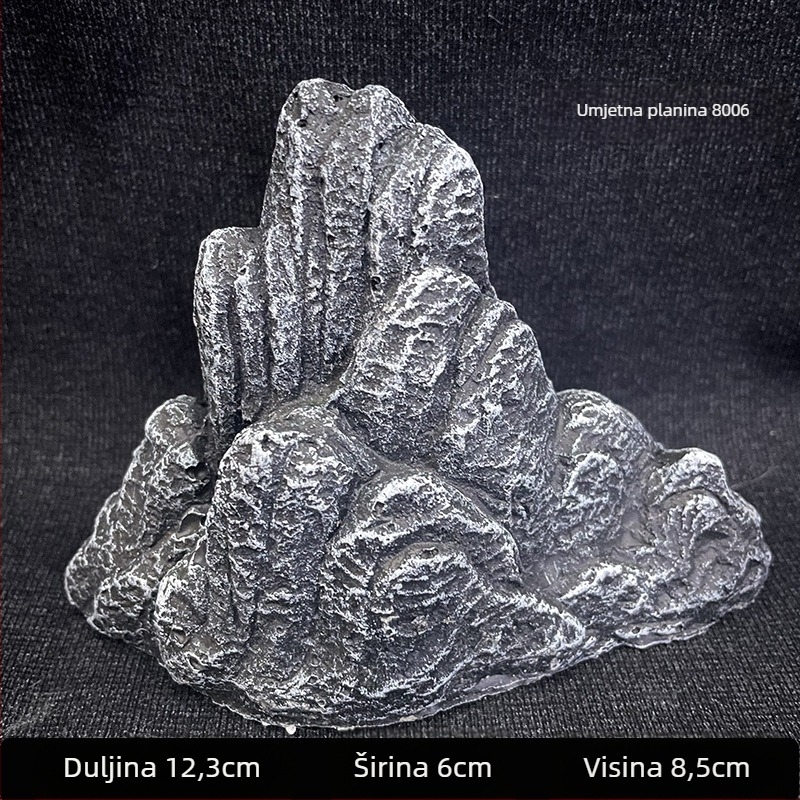 Akvarijske pejzažne stijene dekor – keramika, ručna izrada, jednostavan i moderan stil, mogućnost prilagodbe