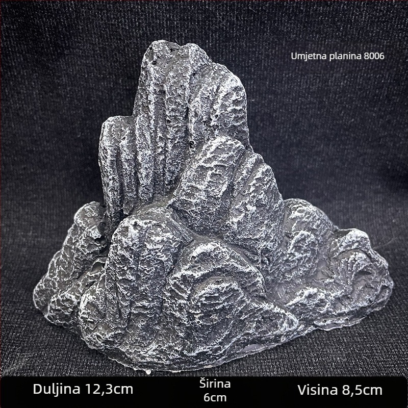 Akvarijske pejzažne stijene dekor – keramika, ručna izrada, jednostavan i moderan stil, mogućnost prilagodbe