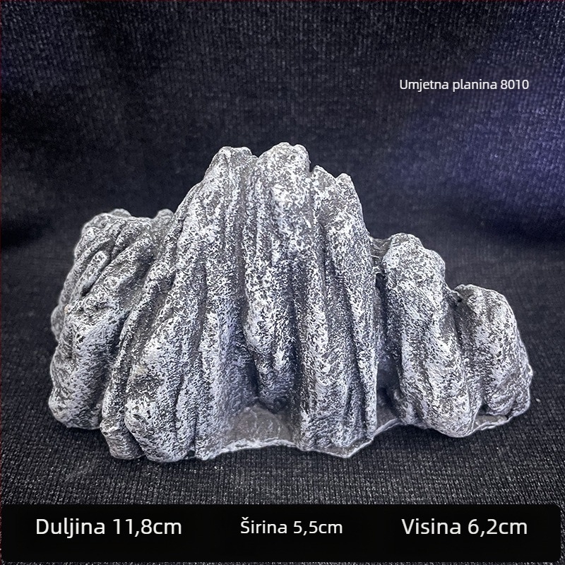 Akvarijske pejzažne stijene dekor – keramika, ručna izrada, jednostavan i moderan stil, mogućnost prilagodbe