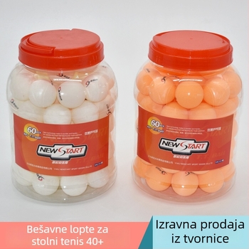 Loptice za stolni tenis New Starting Point, 60 kom u standardnom buretu, Bez logotipa
