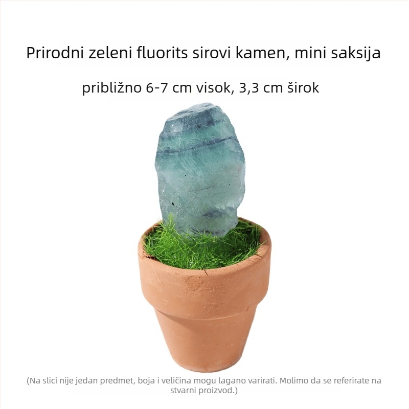 Dragon Roar ukras za stol od prirodnog kamena kristala, geometrijski oblik