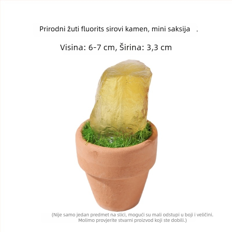 Dragon Roar ukras za stol od prirodnog kamena kristala, geometrijski oblik