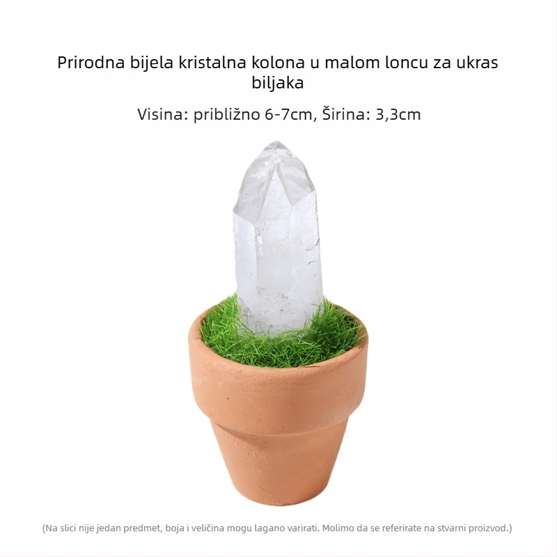 Dragon Roar ukras za stol od prirodnog kamena kristala, geometrijski oblik