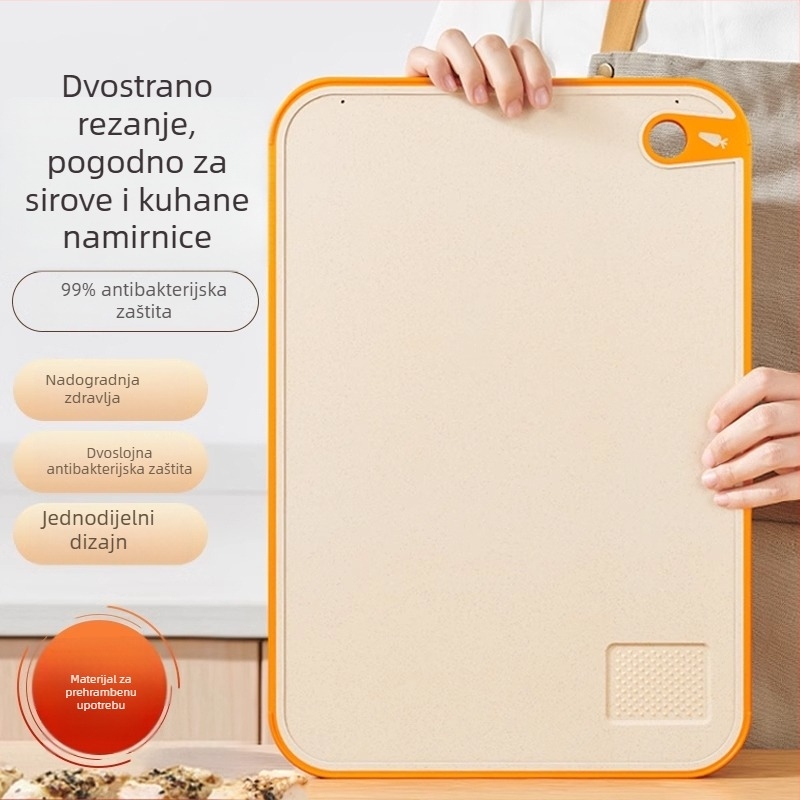 Plastična daska za rezanje s antibakterijskom zaštitom i otpornošću na plijesan, za kuhinju i pripremu voća