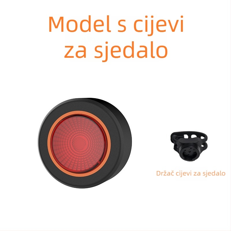 Stražnje svjetlo za bicikl s inteligentnim senzorom kočnice, punjivo, brenda MJR, za cestovne bicikle noću