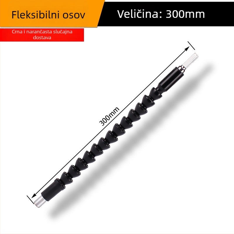 Mekla Univerzalni fleksibilni osovinski set za bušilicu, 10 dijelova, S2 alatnog čelika