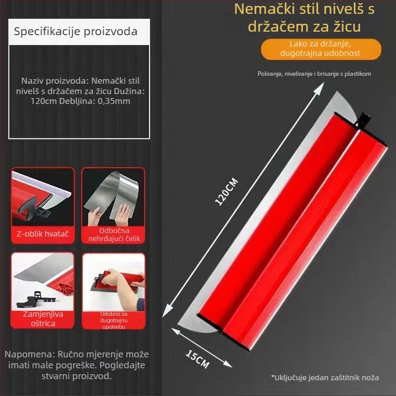 Špatula za kit od nehrđajućeg čelika, serija Stainless steel putty internet celebrity scraper, model Stainless steel putty internet celebrity scraper, materijal: nehrđajući čelik