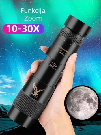 Monokularni teleskop s velikim povećanjem, HD slika, noćni vid, gumirano otporno kućište, model 985