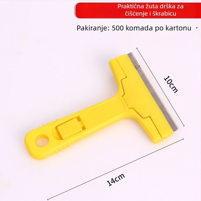 Škrapač za staklo: uklanjanje ljepila, za pločice i pod, s oštricom od plastike i aluminijske legure