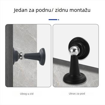 Silikonski zaustavljač vrata, zidno ljepilo (Ct-01), produženi dizajn, model T8Y5G_1624348, marka Changteng