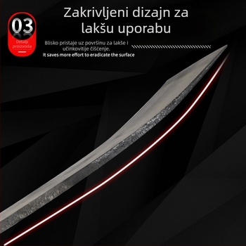 Dodatak oštrice od mangan čelika za cementnu lopatu — zavarivanje šljake i čišćenje tla; model: Blade accessories; serija: Blade accessories