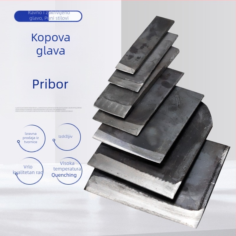 Dodatak oštrice od mangan čelika za cementnu lopatu — zavarivanje šljake i čišćenje tla; model: Blade accessories; serija: Blade accessories