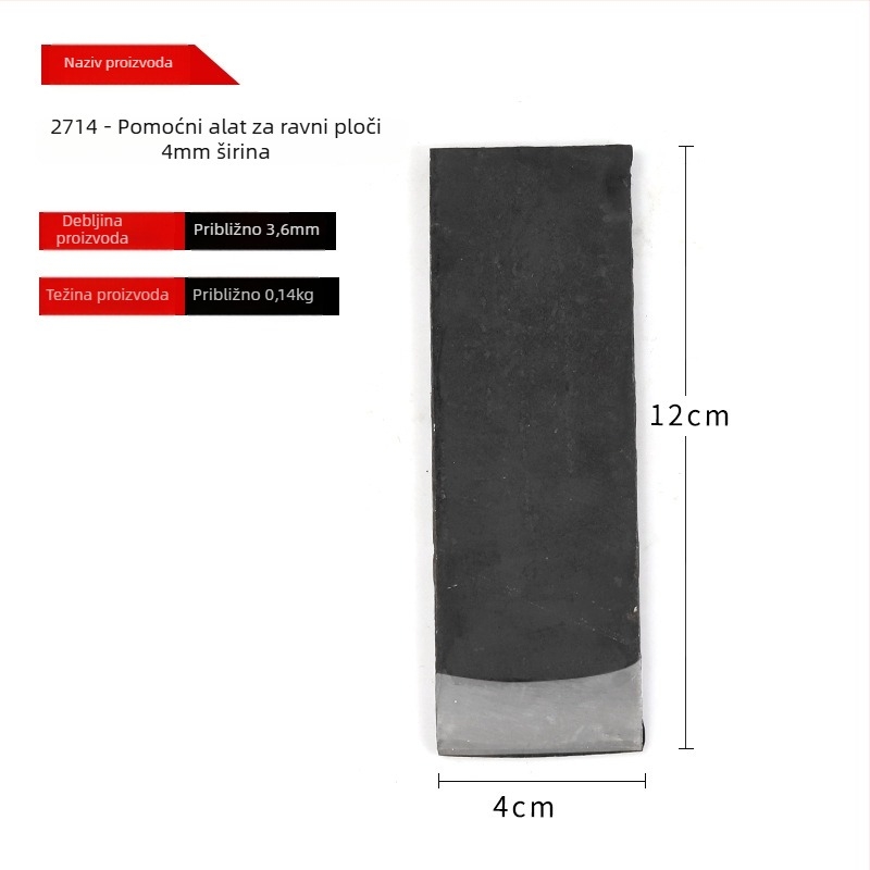 Dodatak oštrice od mangan čelika za cementnu lopatu — zavarivanje šljake i čišćenje tla; model: Blade accessories; serija: Blade accessories