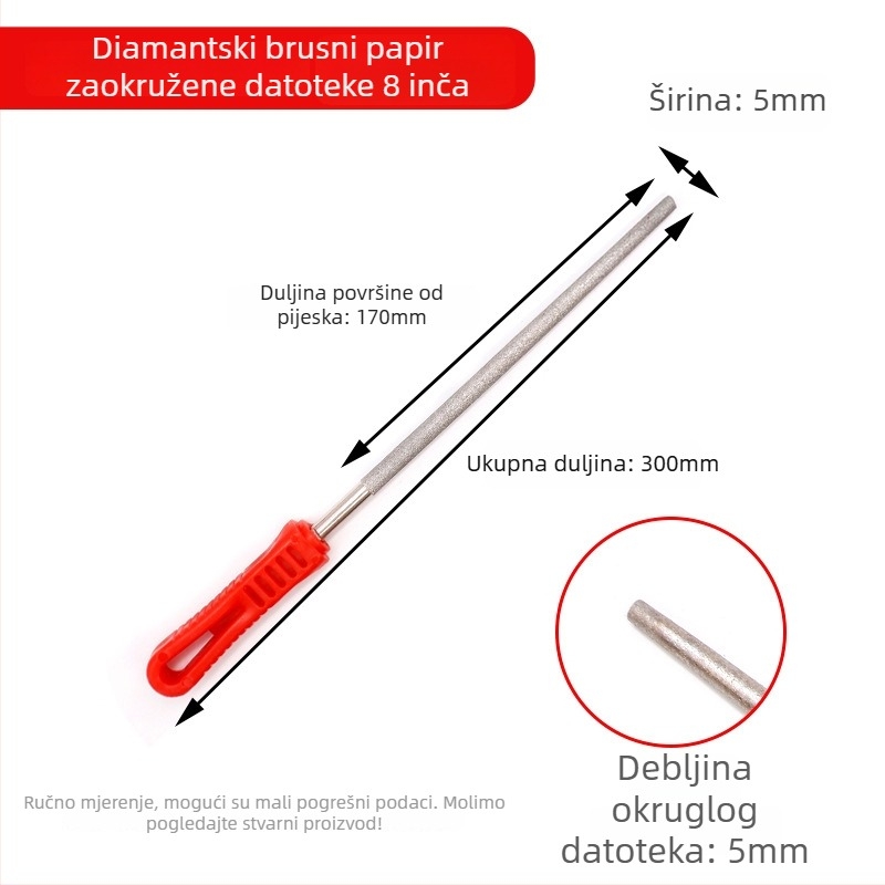 Aluminijska abrazivna velika pločasta pila – za metal, jade, keramiku i staklo; oblici: ravni, polukružni, trokutasti, kvadratni; serija DBC