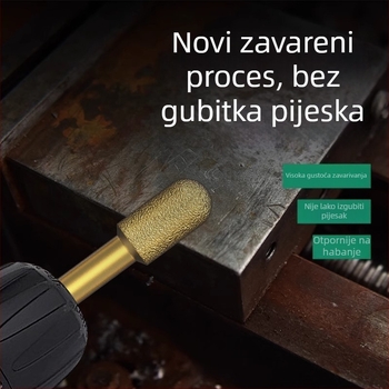 Dijamantna glava za brušenje, emery glava za brušenje, ravna glava za brušenje, pogodna za kamen, mramor i pločice