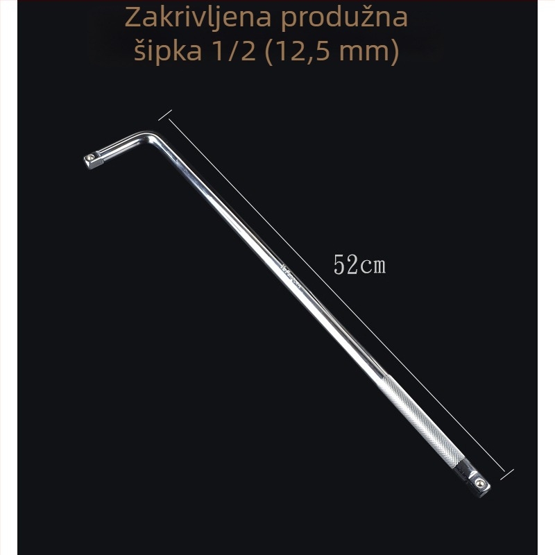 Produžni štap za nadstavni ključ, 24 inča, 1/2 pogonski, za popravak automobila