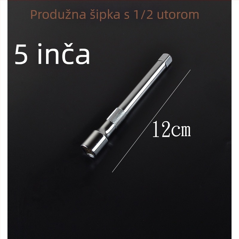 Produžni štap za nadstavni ključ, 24 inča, 1/2 pogonski, za popravak automobila