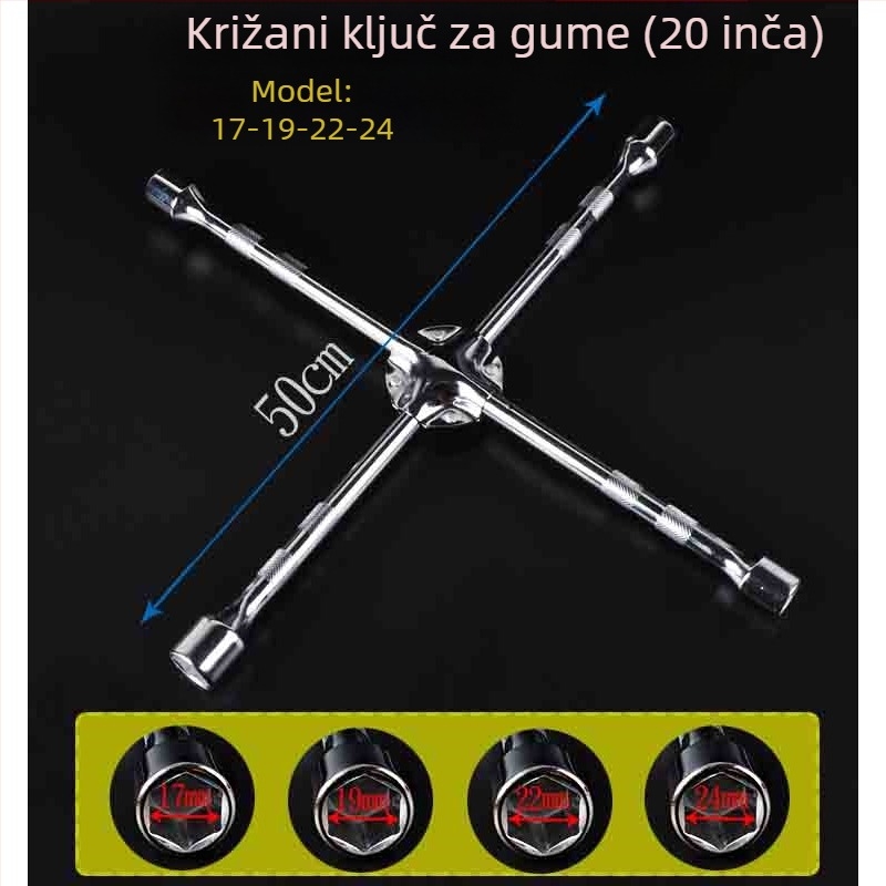Produžni štap za nadstavni ključ, 24 inča, 1/2 pogonski, za popravak automobila