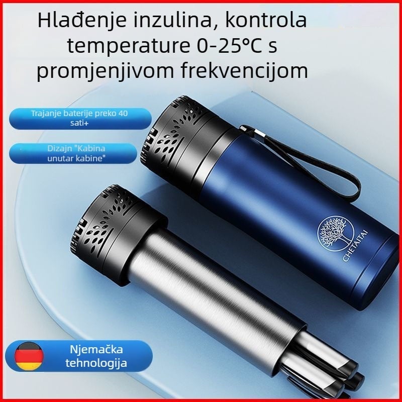 Che Teng brzi automobilni hladnjak, kapacitet do 5 L, snaga 15 W, napon napajanja 4.2–7.4 V