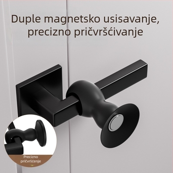 Silikonski magnetski zaustavljač vrata, zidni montažni, tih apsorber udara