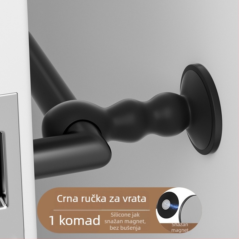 Silikonski magnetski zaustavljač vrata, zidni montažni, tih apsorber udara