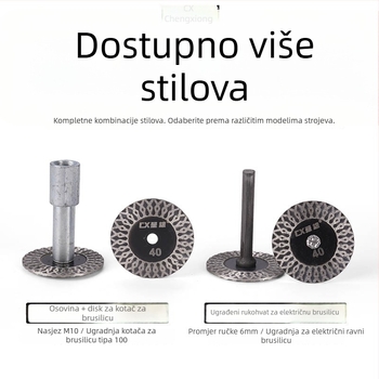 Presentable Dijamantni disk za kutnu brusilicu – rezanje granita, kamena i betona – suho rezanje