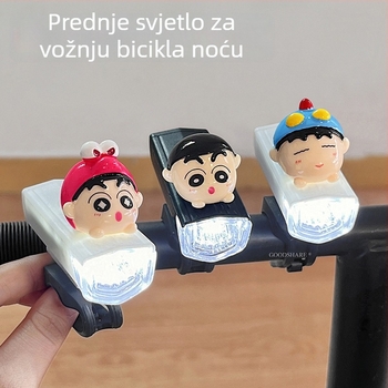 Prednje svjetlo za bicikl za noćnu vožnju, slatka crtani Shin-Chan – dječje svjetlo za planinski i cestovni bicikl (Obrada i prilagođavanje: Ne; Marka: Drugo; Uvoz: Ne)