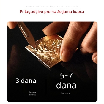 Stoper za vrata od bakra, zidni nosač, model 02, svijetao luksuzni stil