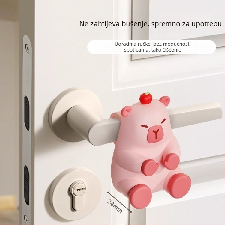 Kapibala silikonski protivudarni vrata doraz – direktna montaža, materijal silikon, ručna kontrola, standardni tip