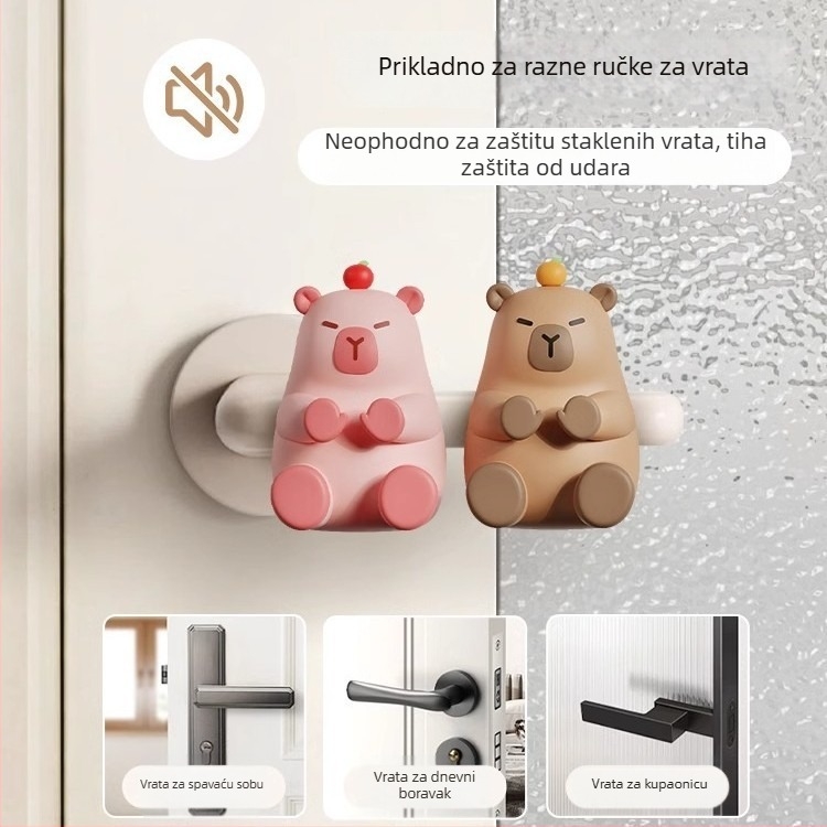 Kapibala silikonski protivudarni vrata doraz – direktna montaža, materijal silikon, ručna kontrola, standardni tip