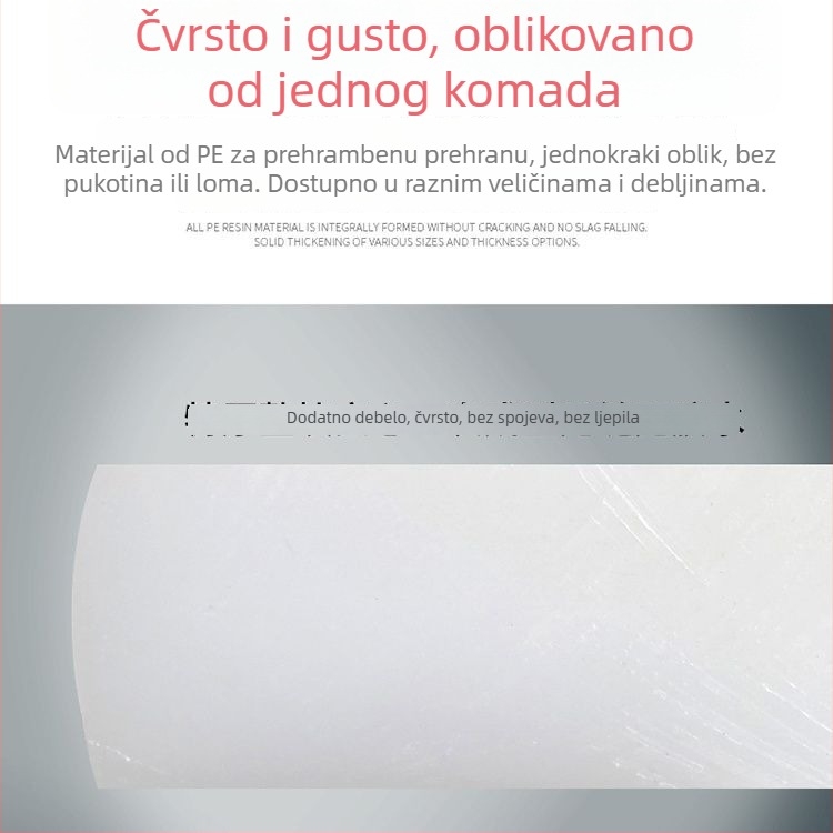 Daska za rezanje od polietilena – protuklizna, antibakterijska i otporna na plijesan, za rezanje mesa i kostiju