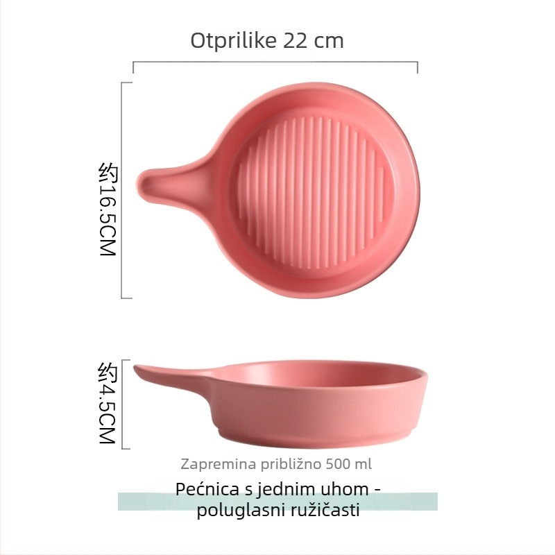Porcelanski tanjur, nepravilan oblik, moderan minimalistički stil, pogodna za mikrovalnu pećnicu, Yehua ceramics