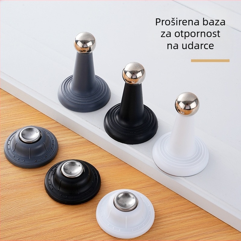 Stoper za vrata, model gjmx-02, plast, zidni montažni, kutija tipa, automatski