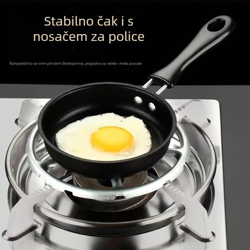 Tiganj od kovanog željeza s neprijanjajućim slojem, model 12.16.18.., pogodan za plinsku i indukcijsku ploču, s staklenim poklopcem