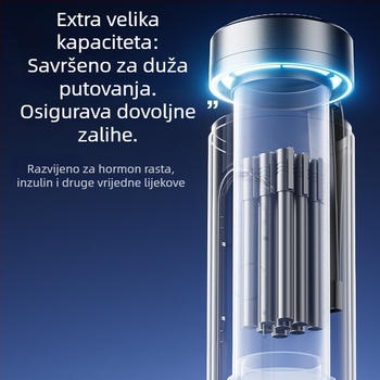 Termoelektrični automobilni hladnjak, prijenosni i punjivi (zapremina do 5 L, snaga 10W, hlađenje do 2°C, grijanje do 18°C)