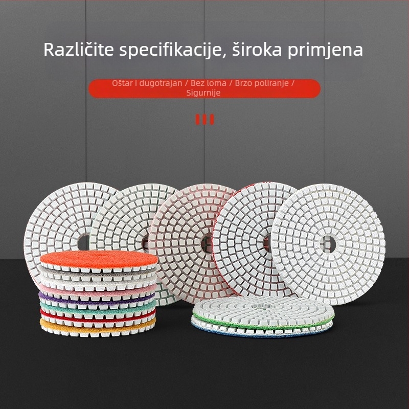 Disk za poliranje za kutnu brusilicu – mramor, granit i kvarcni kamen